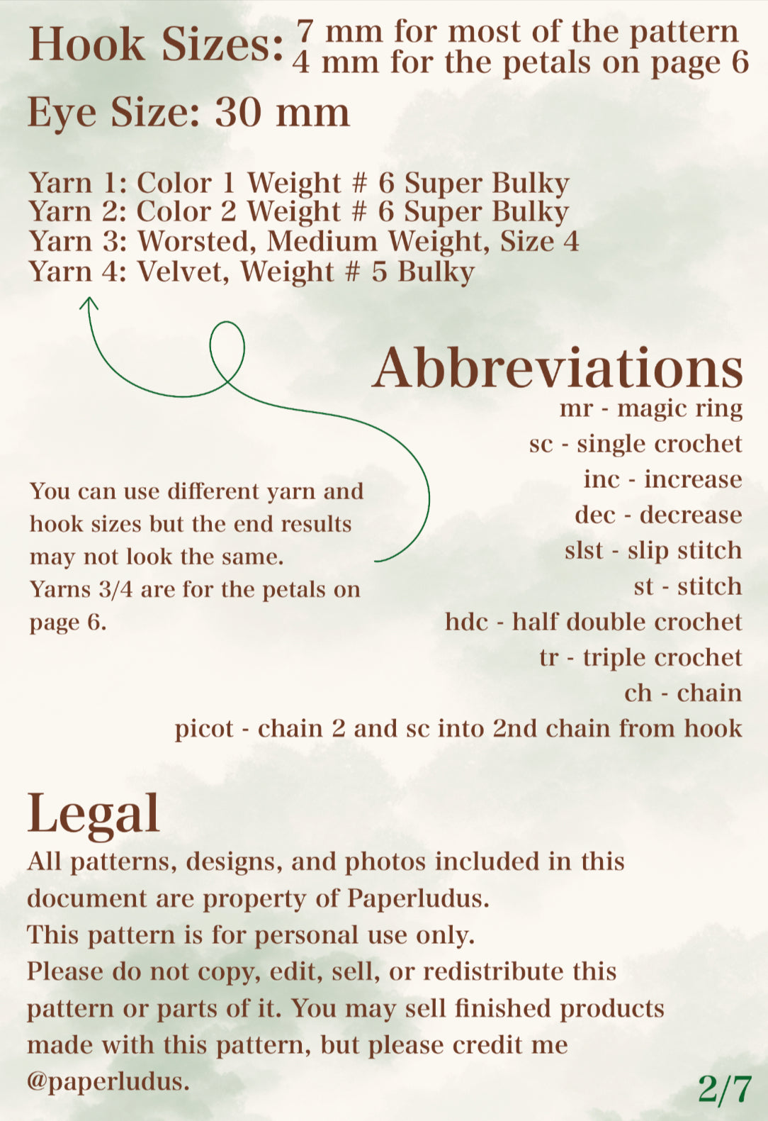 Emrys the Druid Pattern