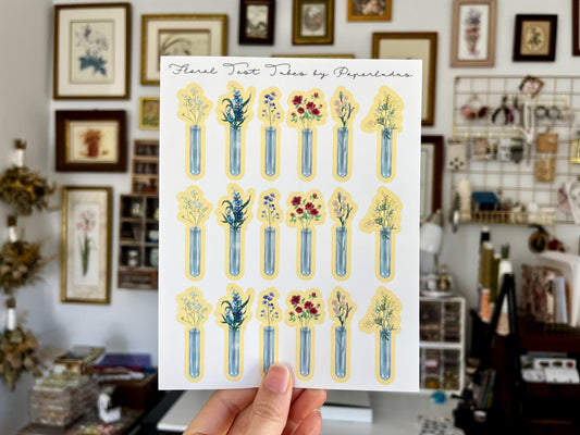 Flower Test Tubes