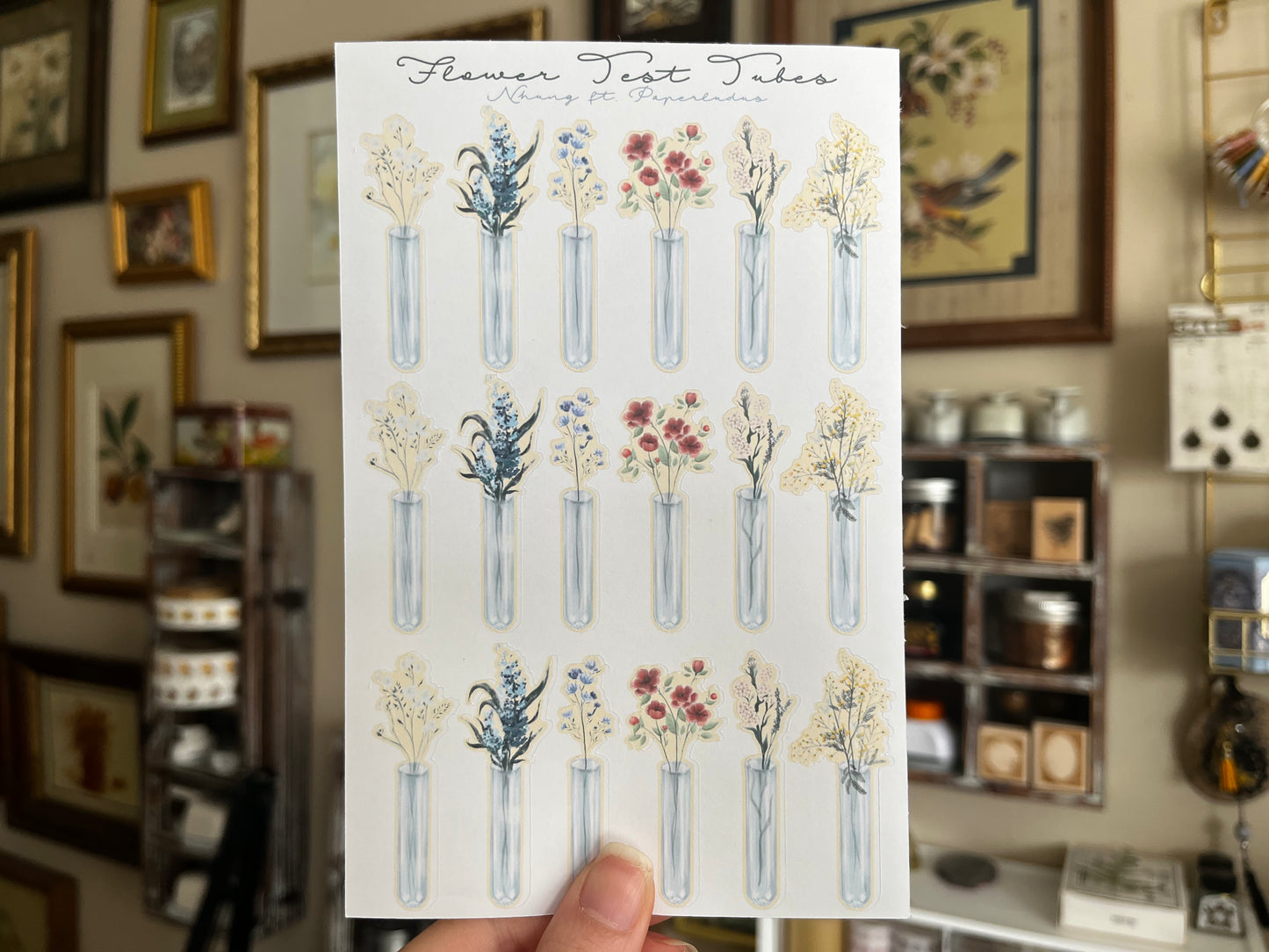 Flower Test Tubes