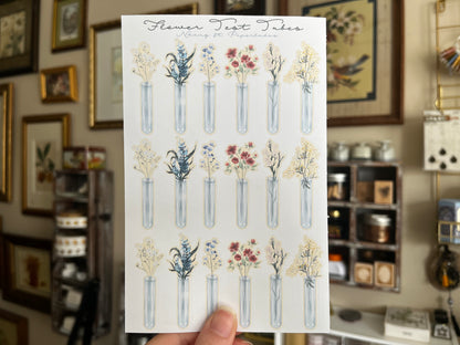 Flower Test Tubes