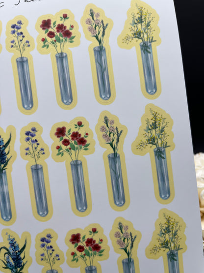 Flower Test Tubes