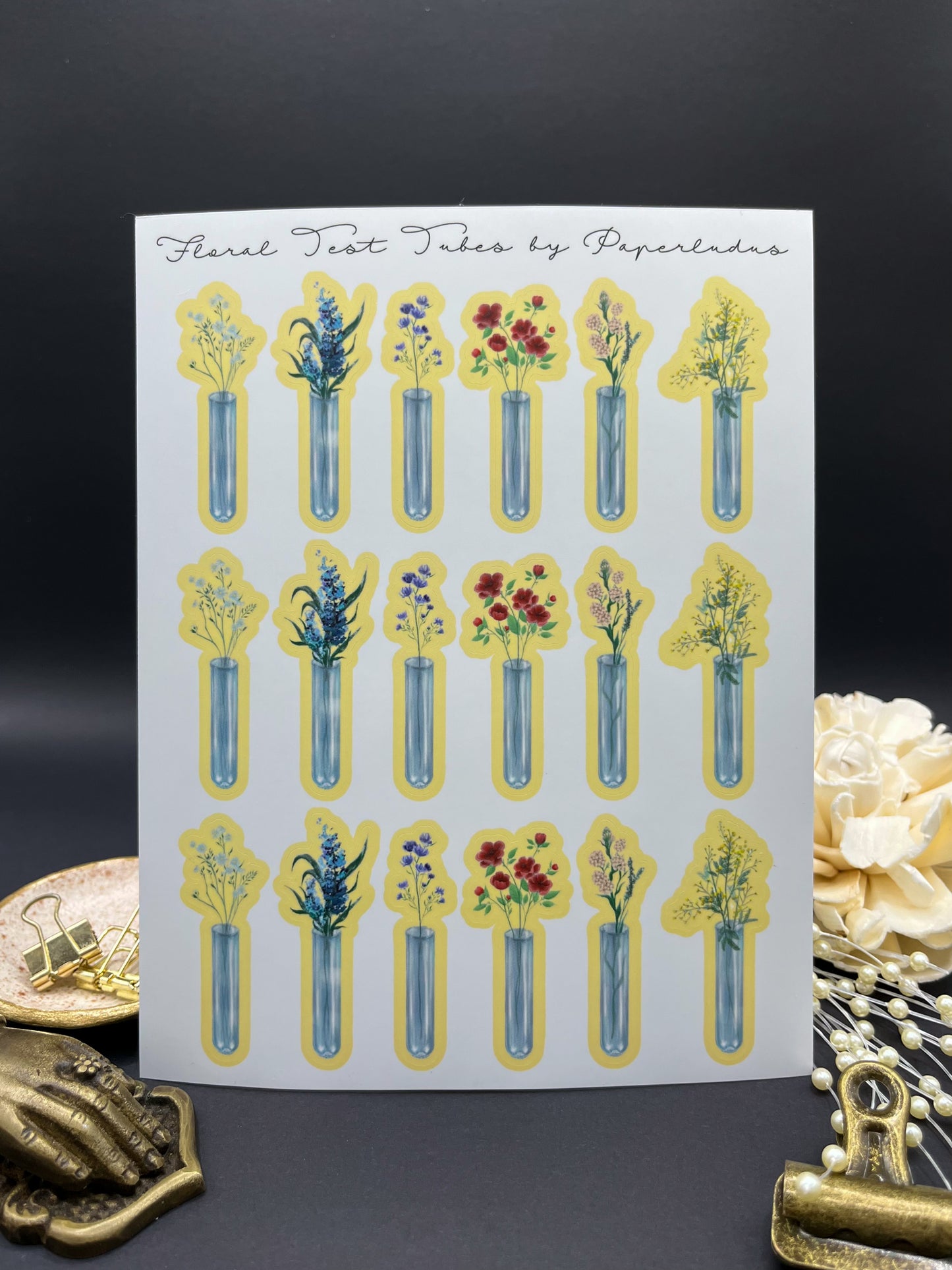 Flower Test Tubes