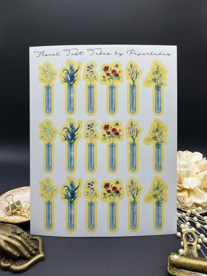 Flower Test Tubes