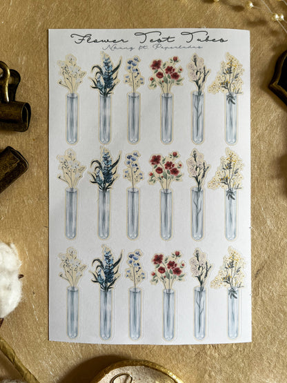 Flower Test Tubes
