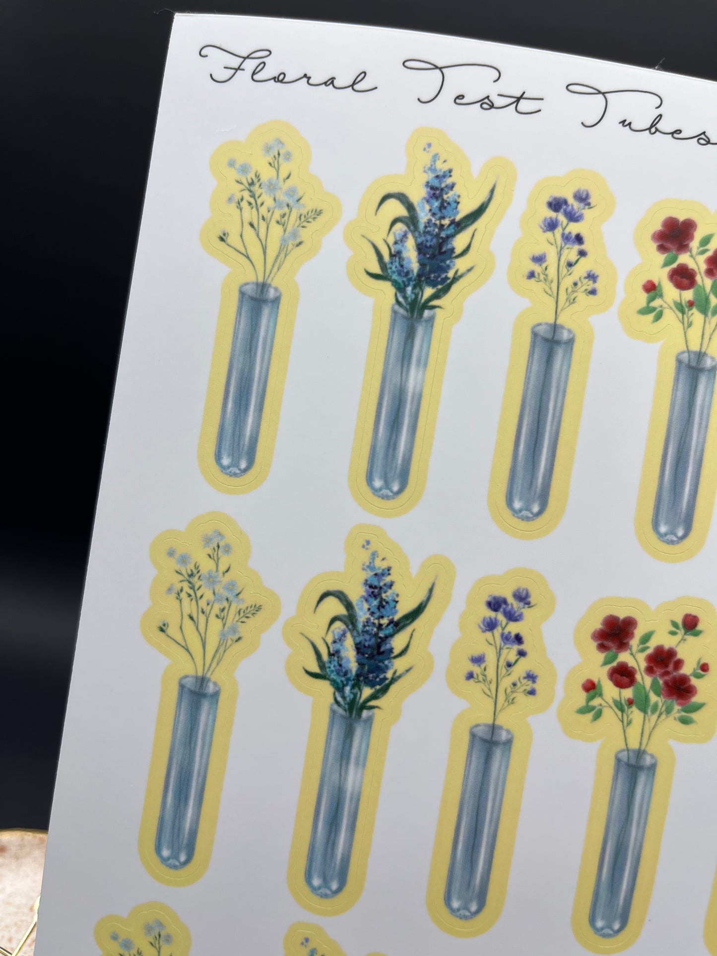 Flower Test Tubes